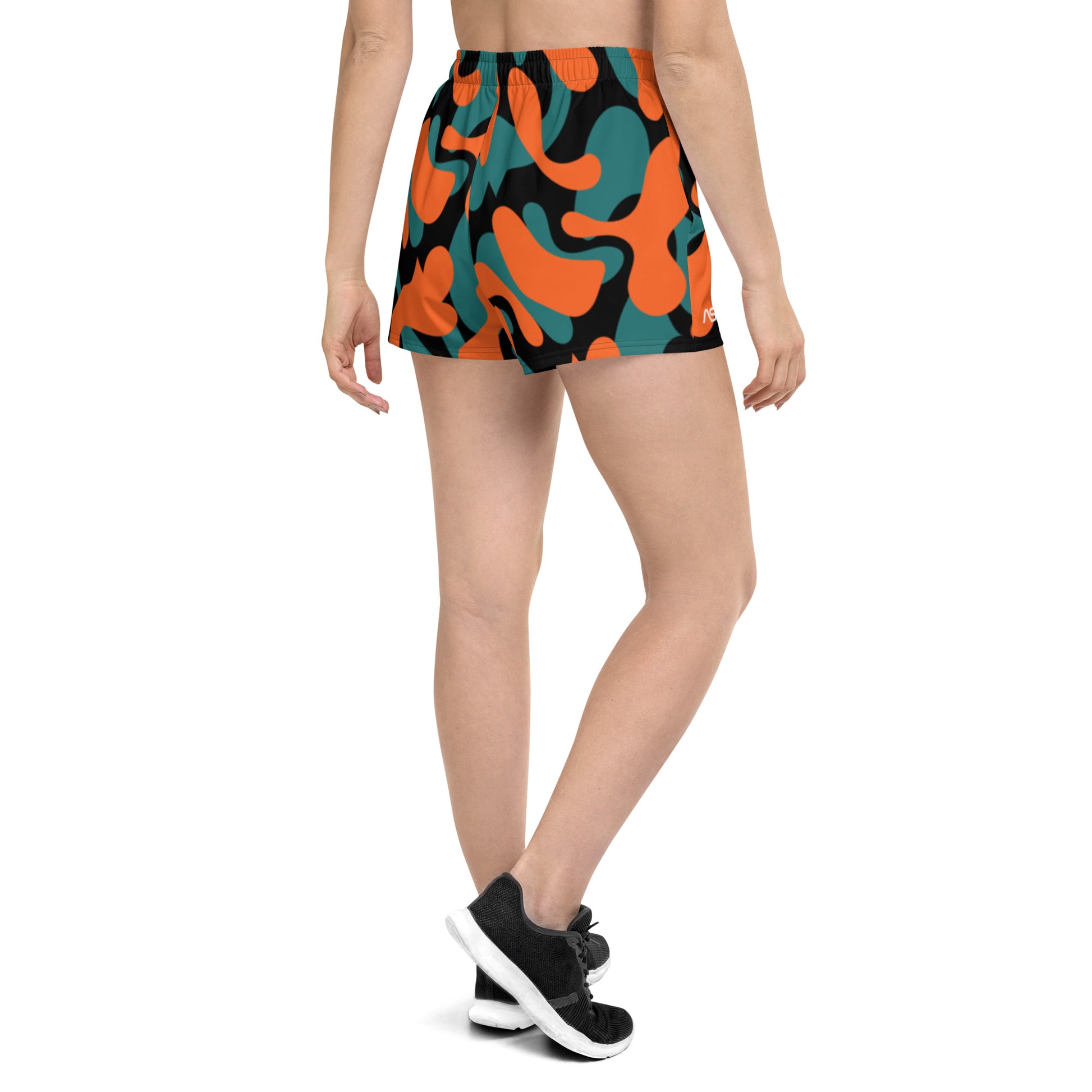 Execute Women's Athletic Shorts (orange) – ABOVSIX APPAREL